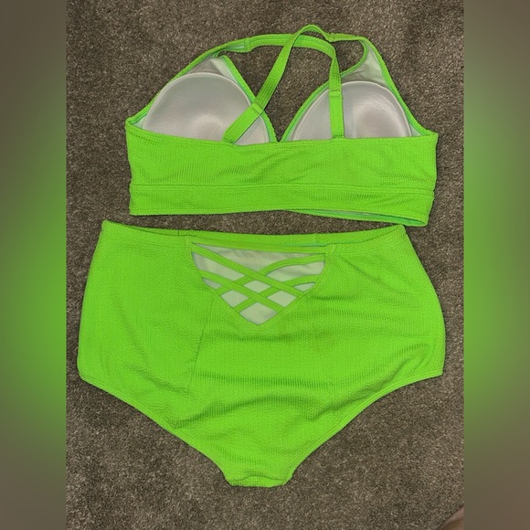 Torrid Textured Strappy Bathing Suit Size 3 - Picture 2 of 6